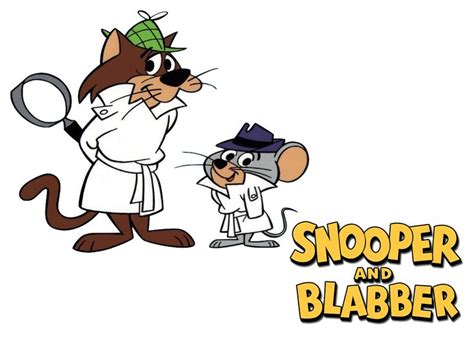 Snooper and Blabber | Classic cartoon characters, Hanna barbera cartoons, Vintage cartoon