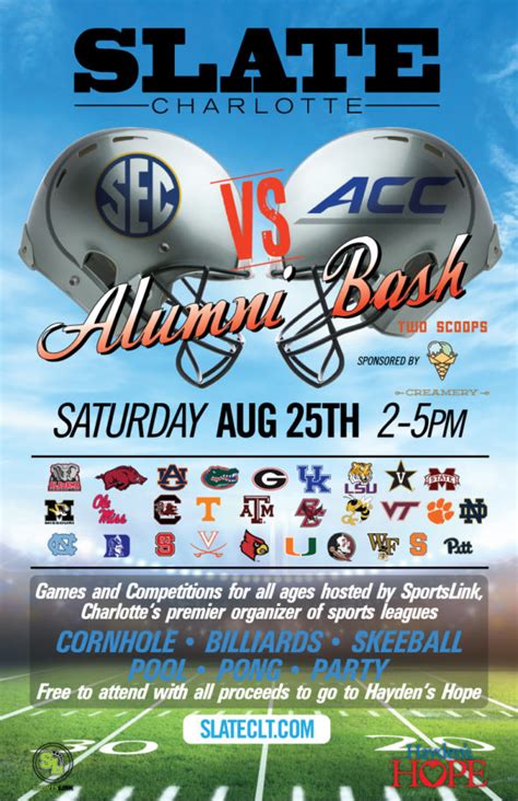 SEC vs ACC Alumni Bash (Aug 25) | University of North Carolina General Alumni Association