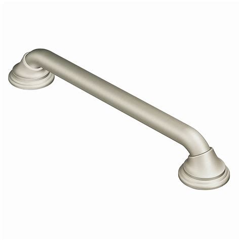 MOEN 24-inch x 1.25-inch Grab Bar in Brushed Nickel (ADA Compliant ...