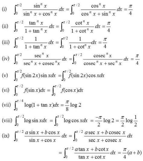 Definite Integrals - A Plus Topper | Math formulas, Studying math, Math ...