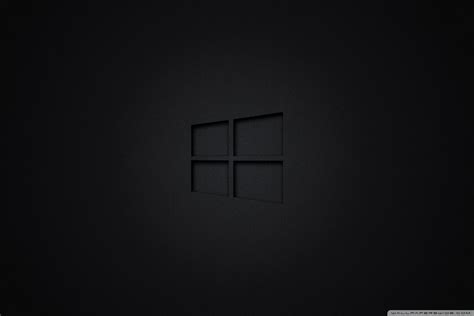 Windows 10 Black Ultra HD Desktop Background Wallpaper for 4K UHD TV ...