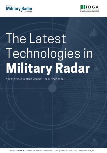 The Latest Technologies in Military Radar: Advancing Detection ...