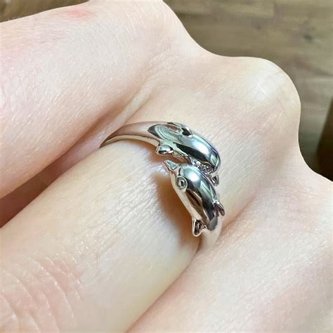 Dolphin Ring - Etsy