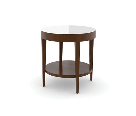 Edge Table, Round Occasional Table / Etched Tempered Glass | Architonic