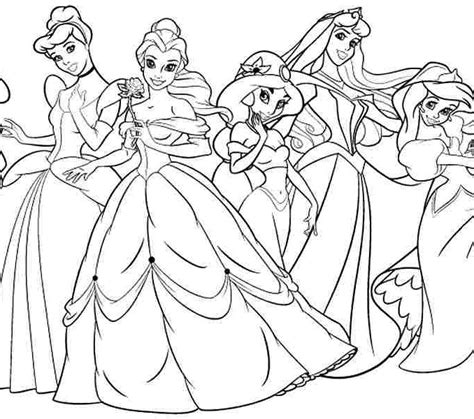 Disney Princess Coloring Pages Pdf at GetColorings.com | Free printable ...