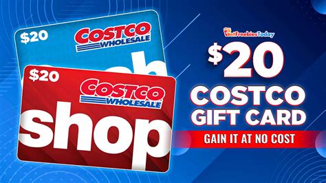 Free $20 Costco Gift Card | GetFreebiesToday.com