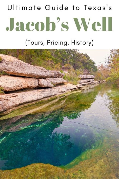 Ultimate Guide to Jacob’s Well, Texas (Tours, Pricing, History, Map) - World of Caves