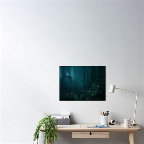 "Atlantis" Poster by monkeyfish | Redbubble