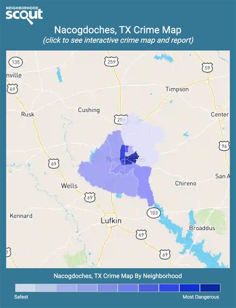 Nacogdoches Crime Rates and Statistics - NeighborhoodScout