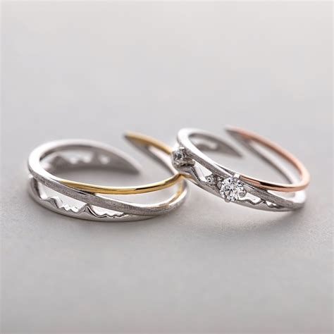 Adjustable Unique Promise Rings For Couples In Sterling Silver