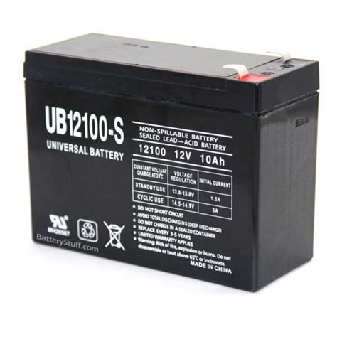 SLA-12100 | Universal 12v 10AH Sealed Battery UB12100-S