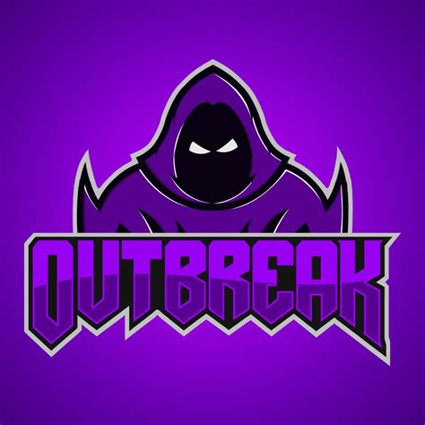 Outbreak logo | Game logo, Gaming mascot, Mascot logos