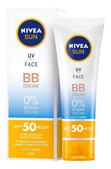 Nivea Sun UV Face BB Cream SPF 50+ ingredients (Explained)