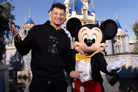 Patrick Mahomes Celebrates Chiefs’ Super Bowl 2024 Win at Disneyland ...