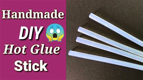 Diy Hot Glue Stick - How to make hot glue stick at home/homemade glue gun stick/Homemade Glue ...