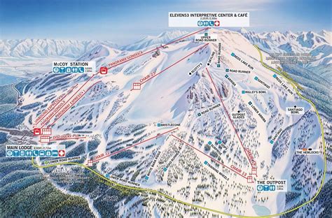 Navigating The Slopes: A Comprehensive Guide To The Mammoth Mountain Ski Area Map - Detailed ...