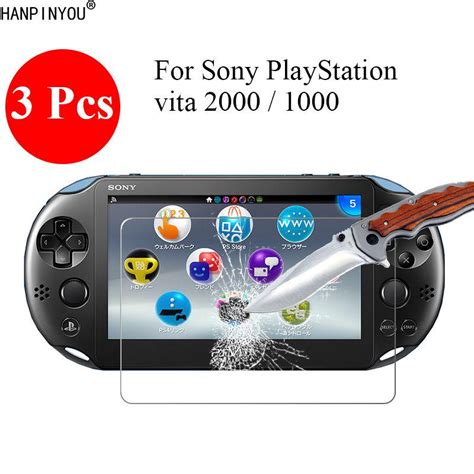 Buy 3Pcs For Sony PlayStation PS vita PSV 2000 1000 Tough Tempered ...