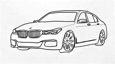 How To Draw Bmw Car Step By Step || Araba Çizimi Bmw | Car drawing kids, Car drawing easy ...