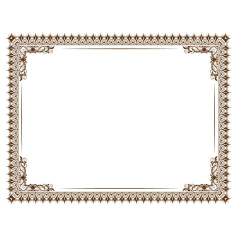 Certificate Photo Border Frame Design Download, Certificate, Border, Photo PNG and Vector with ...