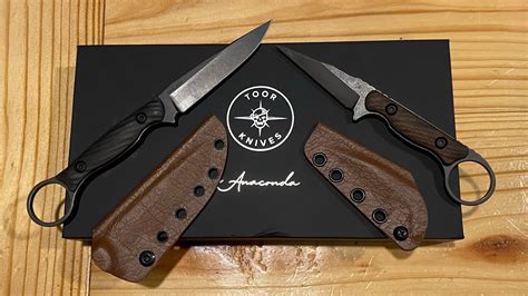 TOOR KNIVES Unboxing - Anaconda Outlaw & Jank Shank Outlaw - YouTube