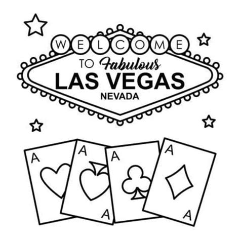 Las Vegas coloring pages - ColoringLib