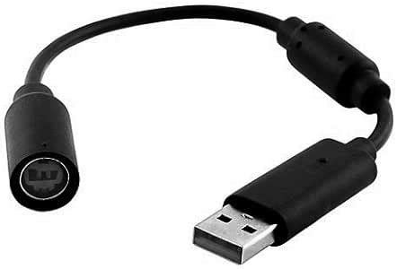 Black-Replacement Dongle for Microsoft Xbox 360 Wired Controllers ...