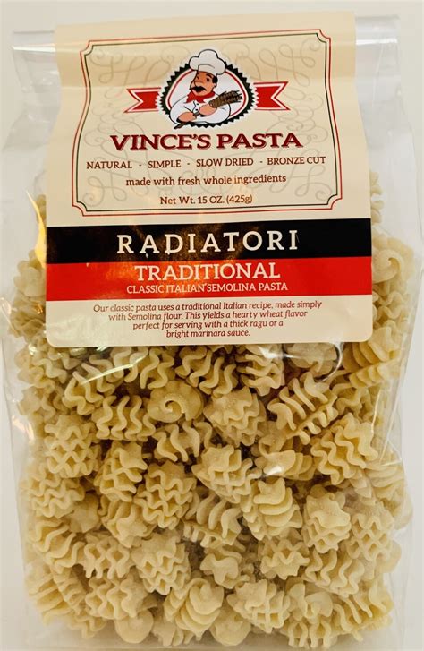 Vince's Traditional Radiatori Pasta