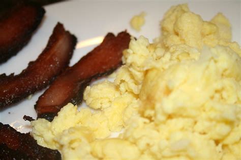 Scrambled ostrich egg and homemade bacon | Explore Indirect … | Flickr ...