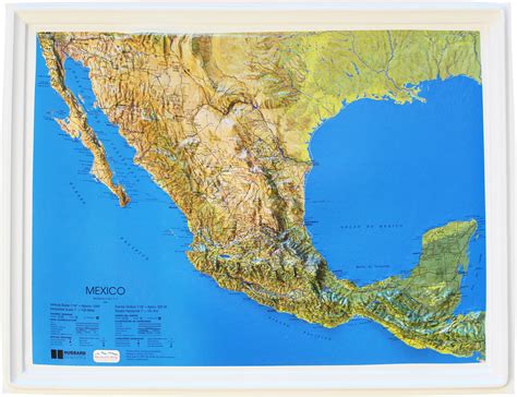 Buy Mexico Relief Map | Flagline