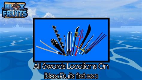 All Swords Locations On Blox Fruits | First Sea - YouTube