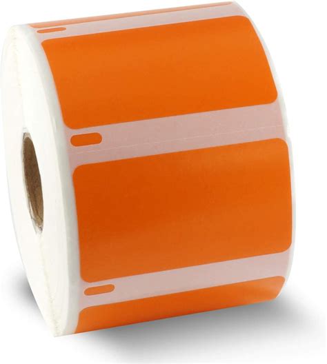 BETCKEY - 1 Roll Orange Multi-Purpose Labels Compatible with DYMO 11354(S0722540), 57mm x 32mm ...