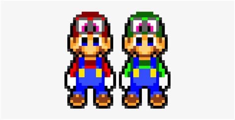 8 Bit Mario And Luigi Sprites On Scratch - Pixel Art Mario - Free ...