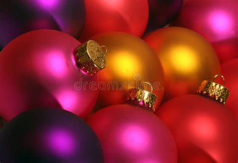 Colorful Christmas Ornaments Stock Image - Image of colorful, ornament ...