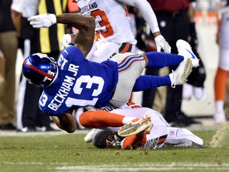 Odell Beckham Jr. dodges serious injury in Giants’ loss to Browns – The Denver Post