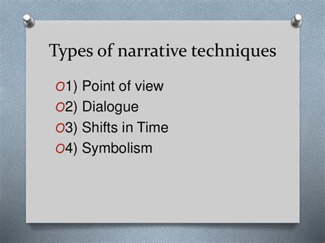 Narrative Techniques