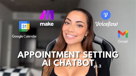 AI Chatbot using Voiceflow & Google Calendar pt2 (ft. Make and Gmail) - YouTube