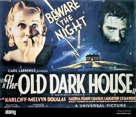 The Old Dark House 1932 poster Stock Photo - Alamy