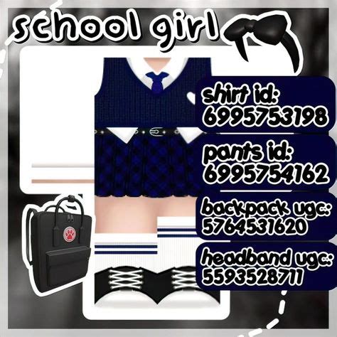 School Uniform Bloxburg Uniform Codes Google Search I - vrogue.co