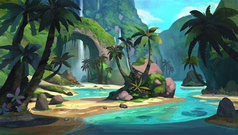 Tropical Environment , Yog Joshi on ArtStation at https://www ...