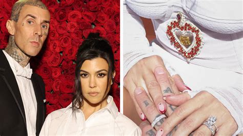 Kourtney Kardashian & Travis Barker wedding ring bands: Price, details ...