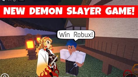 *NEW* Demon Slayer ROBLOX Anime Game + Win 400 Free Robux! - YouTube