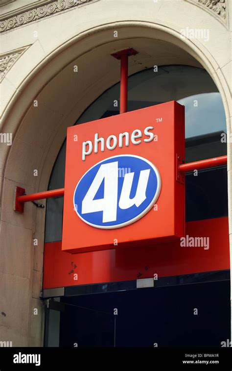 Phones 4u logo phone shop Stock Photo - Alamy