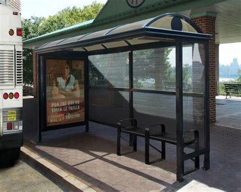 City Bus Stop Shelter