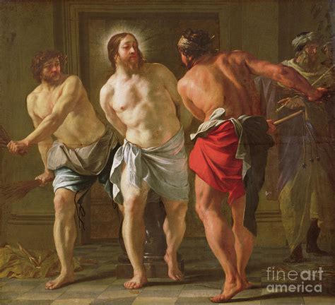 The Flagellation Of Christ, 1630 Painting by Jacques Blanchard - Fine ...