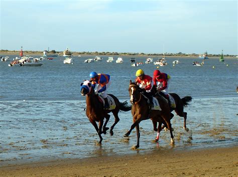 Archivo:Carreras de caballos en la playa de Sanlúcar.JPG - Wikipedia, la enciclopedia libre