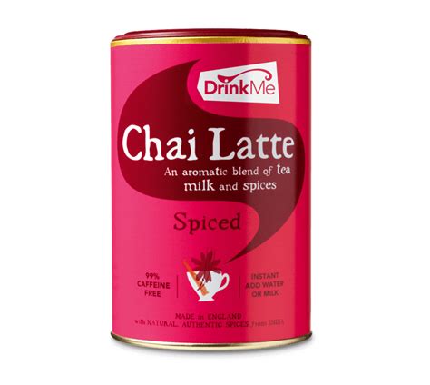 Drink Me Chai Spiced Chai Latte – 250g – Shop Coffee