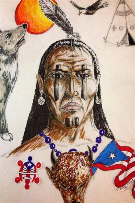 A picture of a Puerto Rican Taino. | Puerto rico art, Taino indians, Puerto rican culture