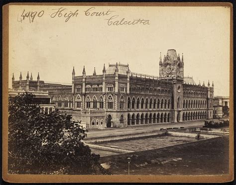 High Court of Calcutta (Kolkata) - Mid 19th Century (Third View) - Old ...