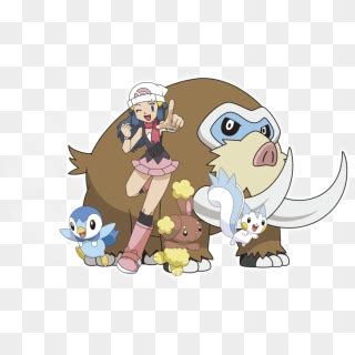 Buneary - Mamoswine - Pachirisu - Piplup - Pokemon - Cartoon, HD Png ...