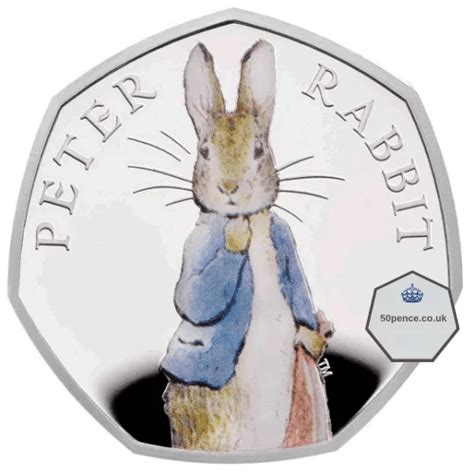 2019 Peter Rabbit 50p Brilliant Uncirculated Mint Pack BUNC